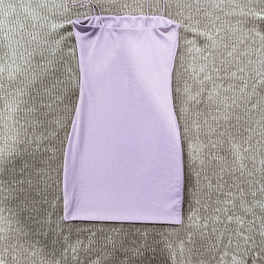 Purple mini dress